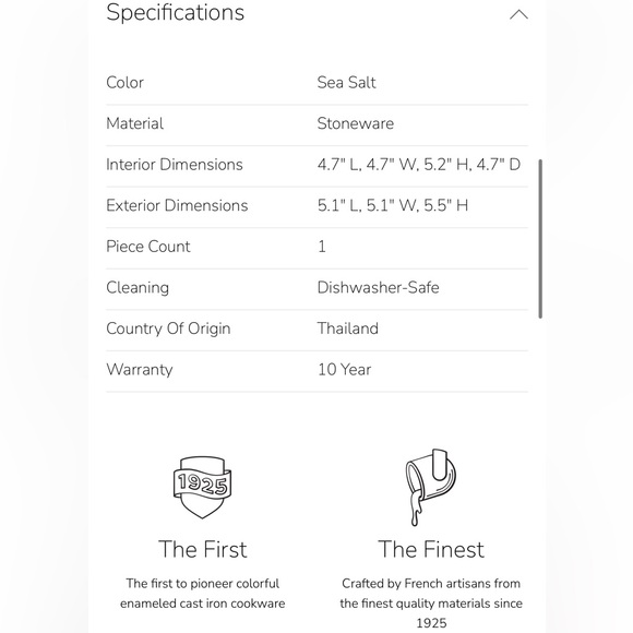 Le Cruset - Signature Utensil Crock in Sea Salt - Picture 7 of 9